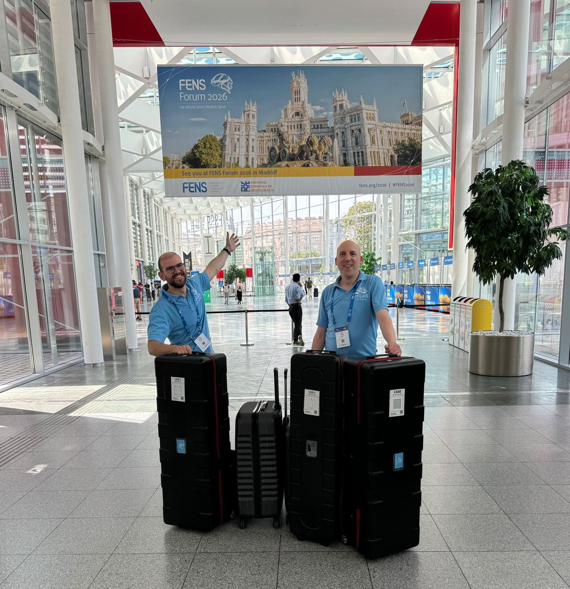 ATLAS_Neuroeng's tweet image. 🏁 FENS 2024 in Vienna has finished ☑️

This conference has come to a successful close, filled with interesting conversations and amazing connections🤝😁😁

In 2026 -&amp;gt; ¡Hala Madrid! 🇪🇸💃

#ATLASneuro #FENS24