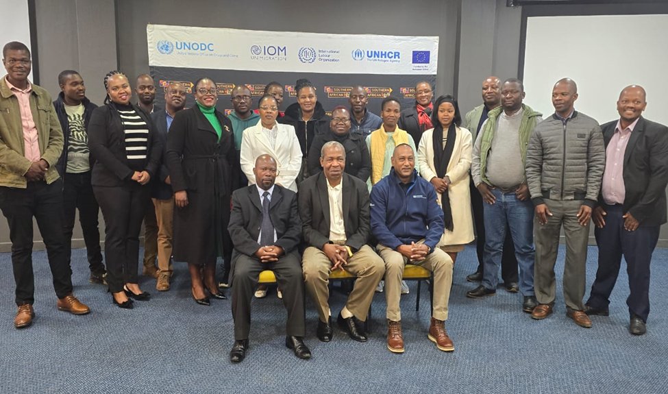 Empowering Eswatini's criminal justice practitioners with crucial training on human trafficking and smuggling of migrants at the UN House in Mbabane. A huge thank you to the EU for their generous support! #CombatHumanTrafficking #StopSmuggling #SADC #SAMMProject