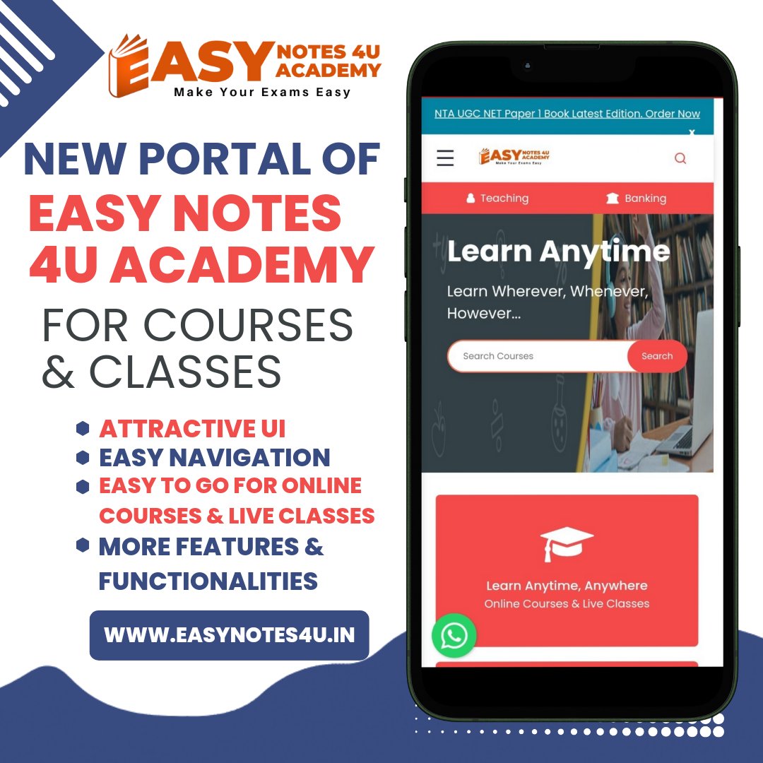 learnmitra's tweet image. The new portal specially for online courses and live classes is live now. You can access it via easynotes4u.in 
#easynotes4u #easynotes4uacademy #onlinecourses #liveclasses #OnlineLearning 
#liveclassesonline #learnmitra #easynotes4uonline