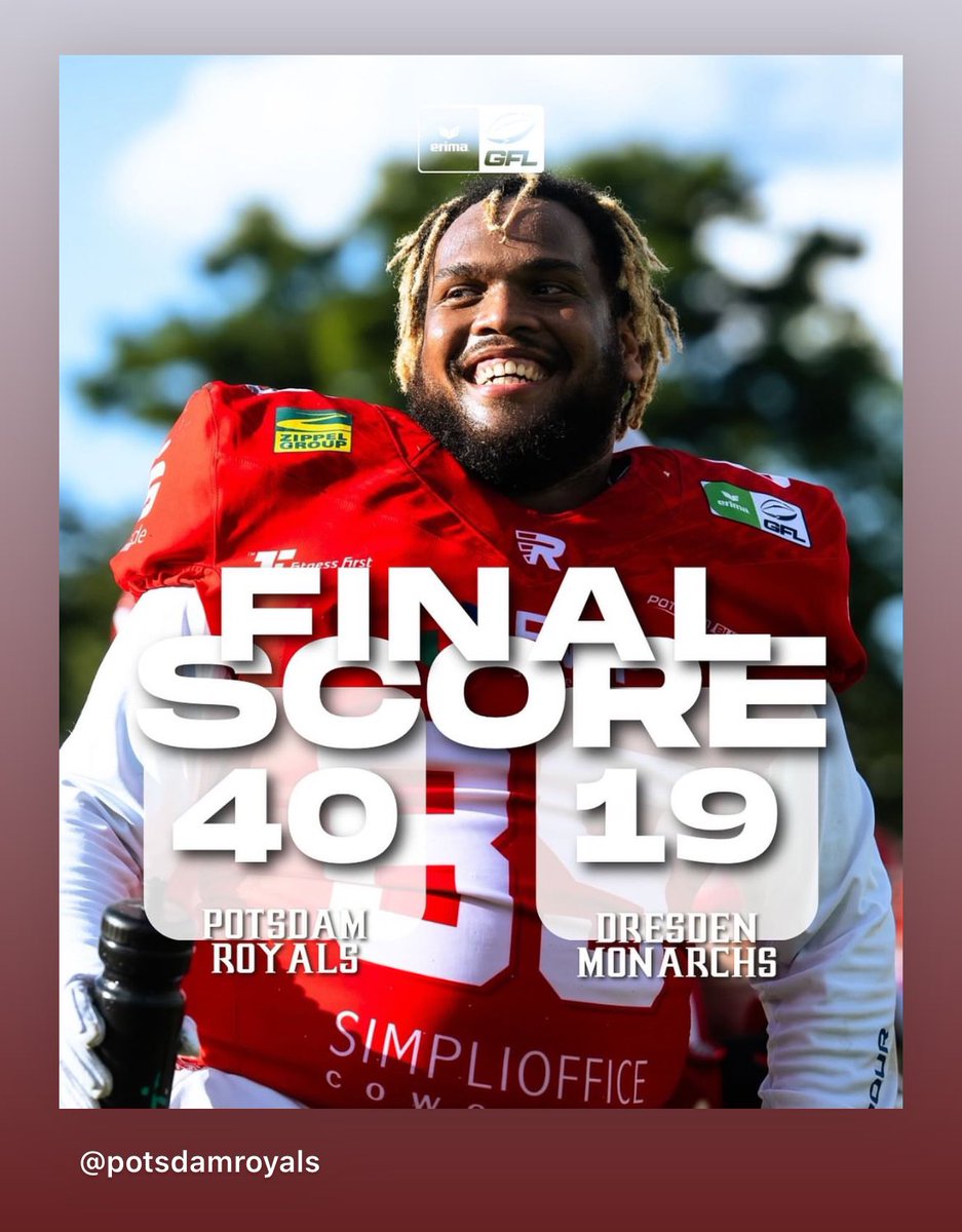 Justin Aaron (@justinaaronuh91) on Twitter photo Easy work. <a href="/PotsdamRoyals/">Potsdam Royals</a> continue their winning ways.
<a href="/ThatBoyJaylon/">JAYLON HENDERSON ジェイロン</a> <a href="/curtiss_ryan/">Ryan Curtiss</a> <a href="/thomasjenkin5/">TJ5</a> <a href="/D3FBHuddle/">In The (D3FB) Huddle</a> <a href="/DigInMules/">Muhlenberg Football</a> <a href="/TVCCFOOTBALL/">TVCC FOOTBALL</a> <a href="/BroncoSportsFB/">Boise State Football</a> @TracytheAgent <a href="/Coach_Po/">Sherard Poteete</a> <a href="/lschweb17/">Lisa Schwebke</a> Easy work. <a href="/PotsdamRoyals/">Potsdam Royals</a> continue their winning ways.
<a href="/ThatBoyJaylon/">JAYLON HENDERSON ジェイロン</a> <a href="/curtiss_ryan/">Ryan Curtiss</a> <a href="/thomasjenkin5/">TJ5</a> <a href="/D3FBHuddle/">In The (D3FB) Huddle</a> <a href="/DigInMules/">Muhlenberg Football</a> <a href="/TVCCFOOTBALL/">TVCC FOOTBALL</a> <a href="/BroncoSportsFB/">Boise State Football</a> @TracytheAgent <a href="/Coach_Po/">Sherard Poteete</a> <a href="/lschweb17/">Lisa Schwebke</a>
