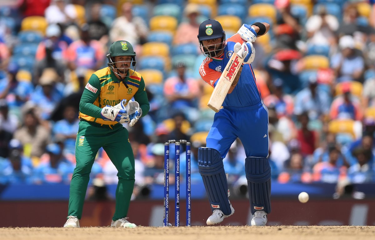 _AniketKumar's tweet image. 5⃣0⃣ for Virat Kohli - his 3⃣8⃣th in T20Is! 👌 👌

#T20WorldCup #INDvSA #INDvsSA #T20WorldCupFinal #INDvsSAFinal