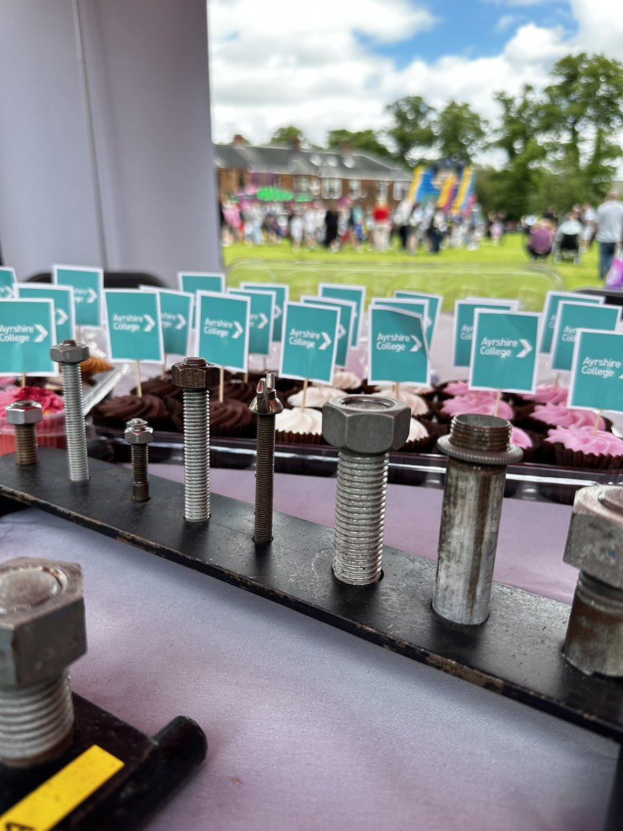 AyrshireColl's tweet photo. Excited to be at the @MakeKilmarnock Fair Festival! 🎉 Visit our stall to try our amazing Engineering, Early Years, Hospitality, Sport &amp; Fitness activities. 

Also don't miss our digital showcase with VR headsets! https://t.co/dA96w9jSB0
