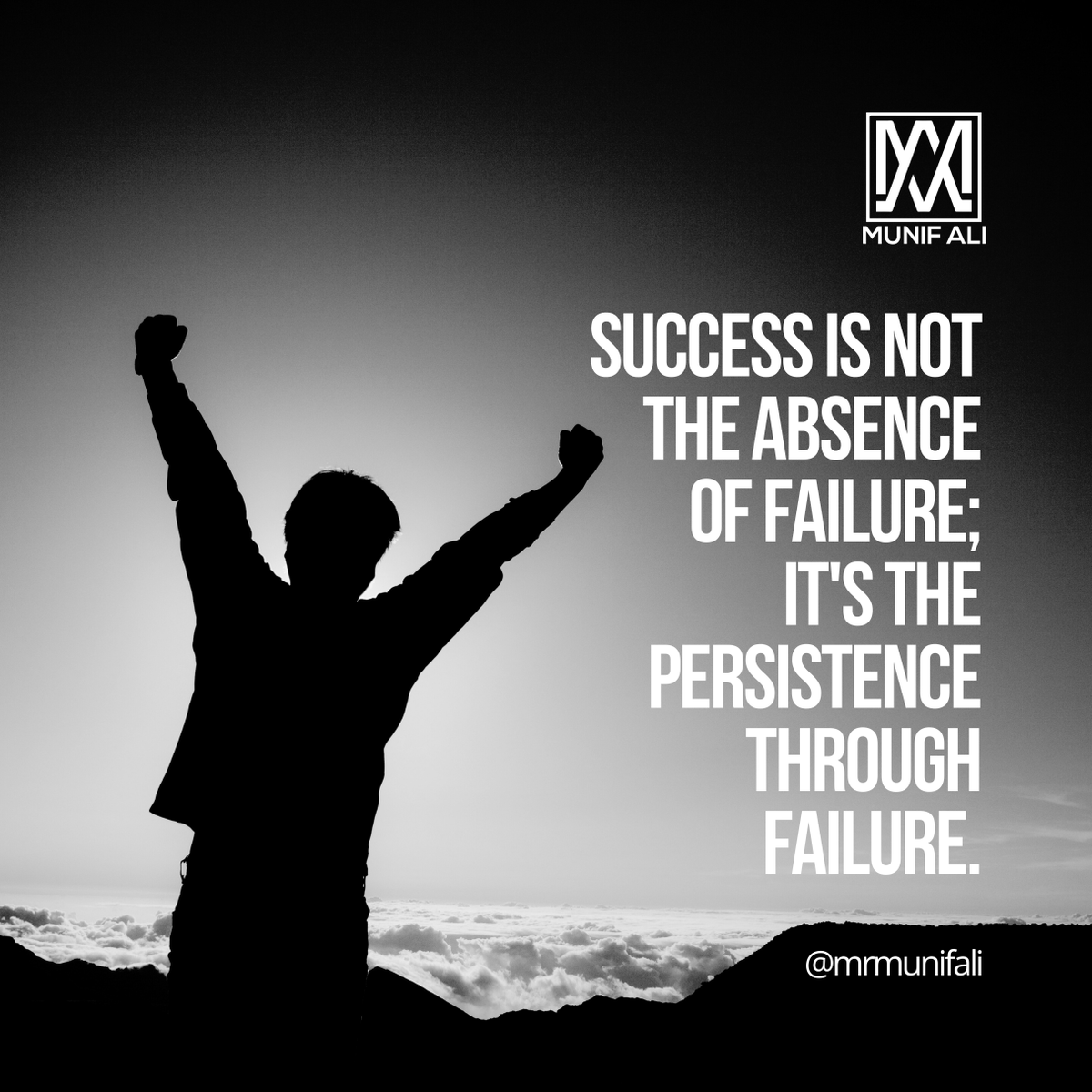 mrmunifali1's tweet image. Failure isn&apos;t a roadblock but a stepping stone on the journey to success; persevere, and triumph will be yours. 

#LearnFromFailure
