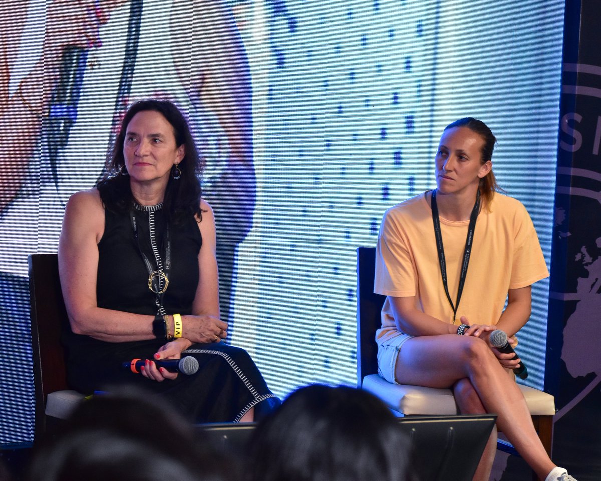 fsitraining_'s tweet photo. Very grateful for having yesterday together Cristina Fink Eva Espejo and @PamTajonar at the V FSI Conference
We are devoted to showcasing outstanding women in the football world and top-notch professionals.
Huge shoutout to Pamela, Cristina, and Eva!
#fsiconference https://t.co/FJNrT4Zgxi
