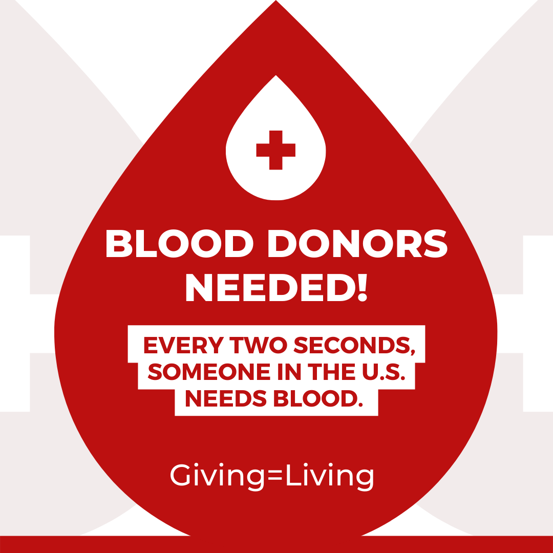 NJDeptofHealth's tweet photo. Blood donors are needed! There is a blood shortage and donors are needed! Donate today: 
https://t.co/SC7c5N4g8M. #DonateBlood #HealthierNJ https://t.co/ZTxhQTE81l