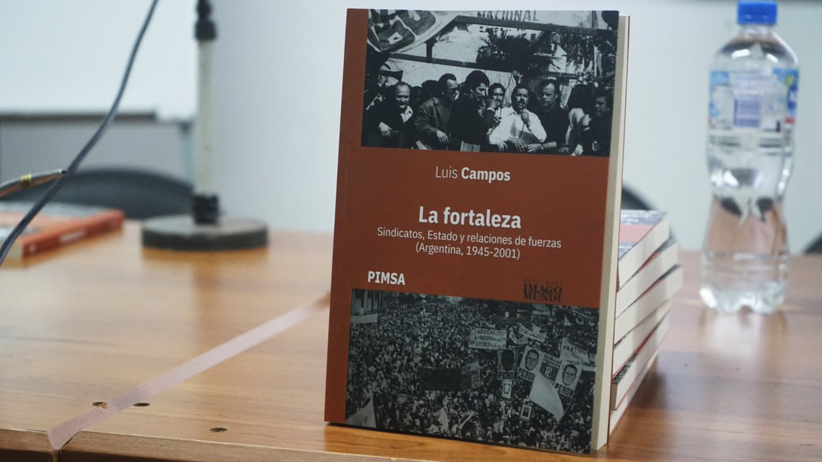 CTARosario's tweet photo. Presentación del libro “La Fortaleza. Sindicatos, Estado y relaciones de fuerzas (Argentina, 1945 – 2001)”, de @luiscampos76 en @ATERosario con @lorennadoc @DanielYofra de @FTCIODyARA , Sergio Arelovich @MatEconomia  y la moderación de @alberti_sofi (1) https://t.co/44UBi1TxeZ