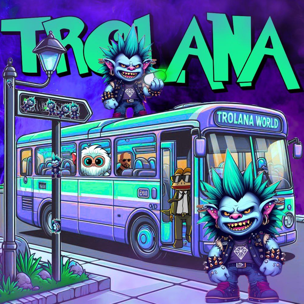 trolanacoin's tweet photo. @ponkesol welcome
@ponkesol 
to trolana bus! take a seat! Still early for Trolana https://t.co/ELgr8igwpO