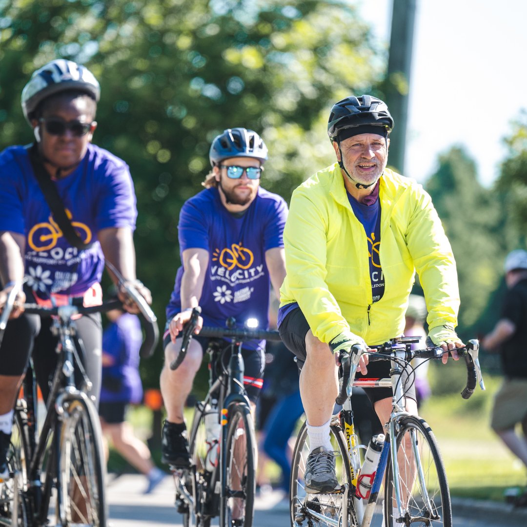 🚴‍♀️ Our #Velocity2024 riders in action! There’s just two days left to donate. Let’s push to the finish line and support our Caledon seniors: ow.ly/8ags50SrKjl
📸Photo Credits: GG Cole Photography