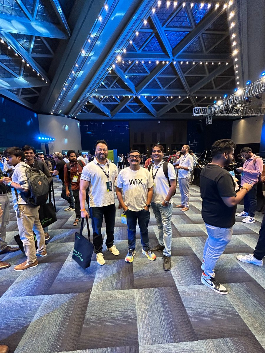 Goldikam's tweet photo. Attending #DevStudio_Con by @wixstudio was an incredible experience!
Met some great folks, had fascinating conversations, and learned a ton about the latest trends in web development & AI.
Special thanks to @wixstudio for the invitation!
Looking forward to applying these new insights to our projects.
Huge thanks to @kar666 for your invaluable insights and suggestions.
Always a pleasure connecting with @vargabbakshi and @vijay_1989 - your perspectives were truly enlightening!
Hope to work with you in near future.
