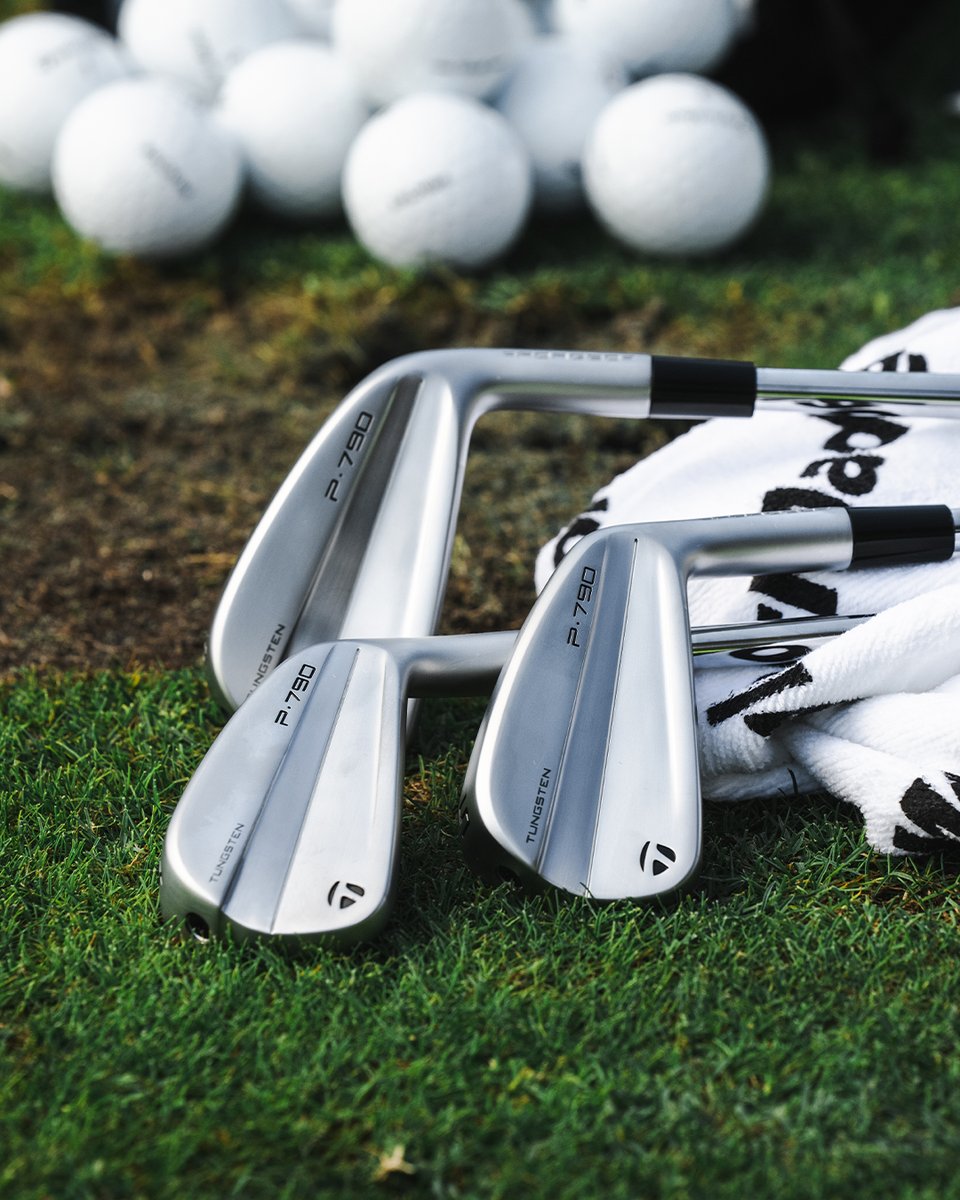 TaylorMadeGolf's tweet photo. Always grinding. 🙌 

#P790 Irons have FLTD CG throughout the set, which increases consistency and optimizes each club. 

Shop now: https://t.co/0Fe7WcB9OT https://t.co/bbNyJ2cLgO