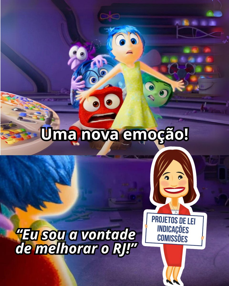 delmartharocha's tweet photo. Adorei essa!🤩 Já faz muito tempo que carrego essa nova "emoção" aqui comigo, e quem me conhece sabe que na maioria do tempo é ela que fica no controle. 😅 Trabalho muito para tentar melhorar o lugar que eu amo! 💪
#DeputadaMarthaRocha #trendDivertidamente https://t.co/Q0Lo6ZZvFQ