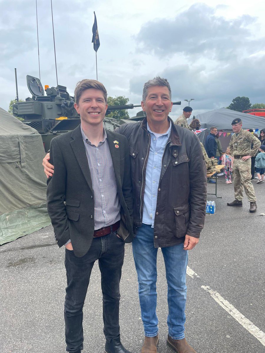 Visiting #ArmedForcesDay celebrations in Catterick Garrison today with my dad, who served in the Royal Engineers. Proud of him and of all our armed forces, past &amp; present.