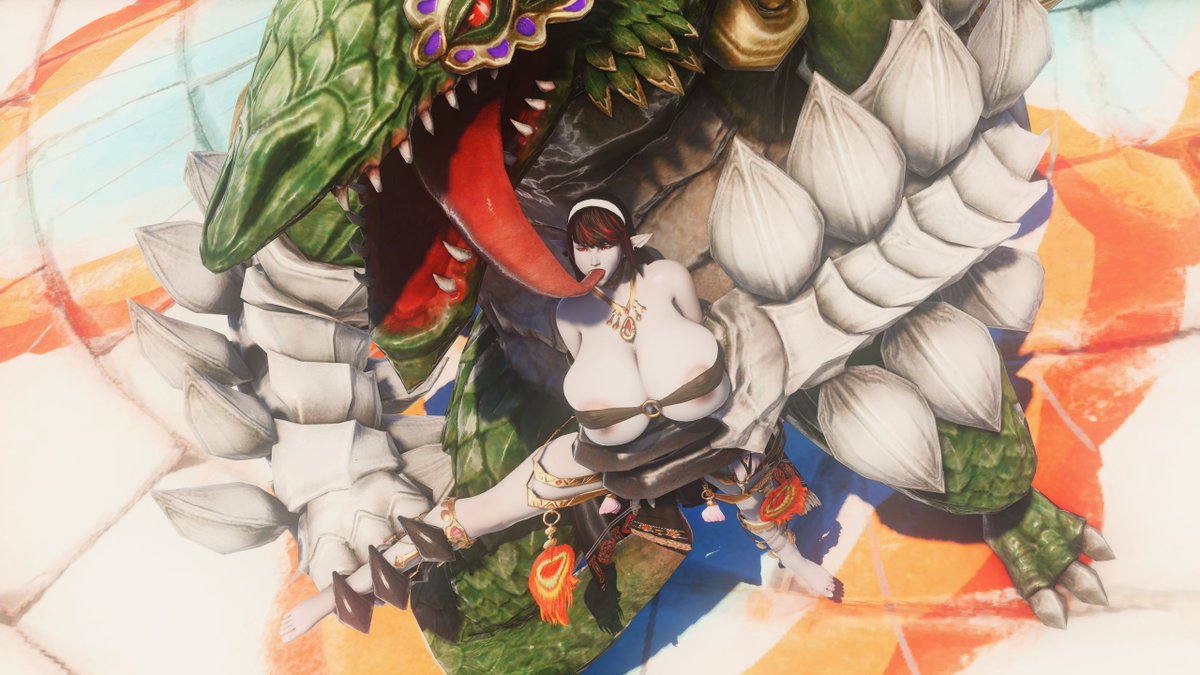 AxisLuminous's tweet photo. Having some dancer special with an monster. 

#ffxivnsfw #GPOSERSNSFW https://t.co/BZfCsDJUa4