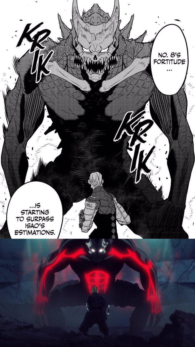 Kaiju No. 8 Anime vs Manga Comparison #怪獣8号 #KaijuNo8