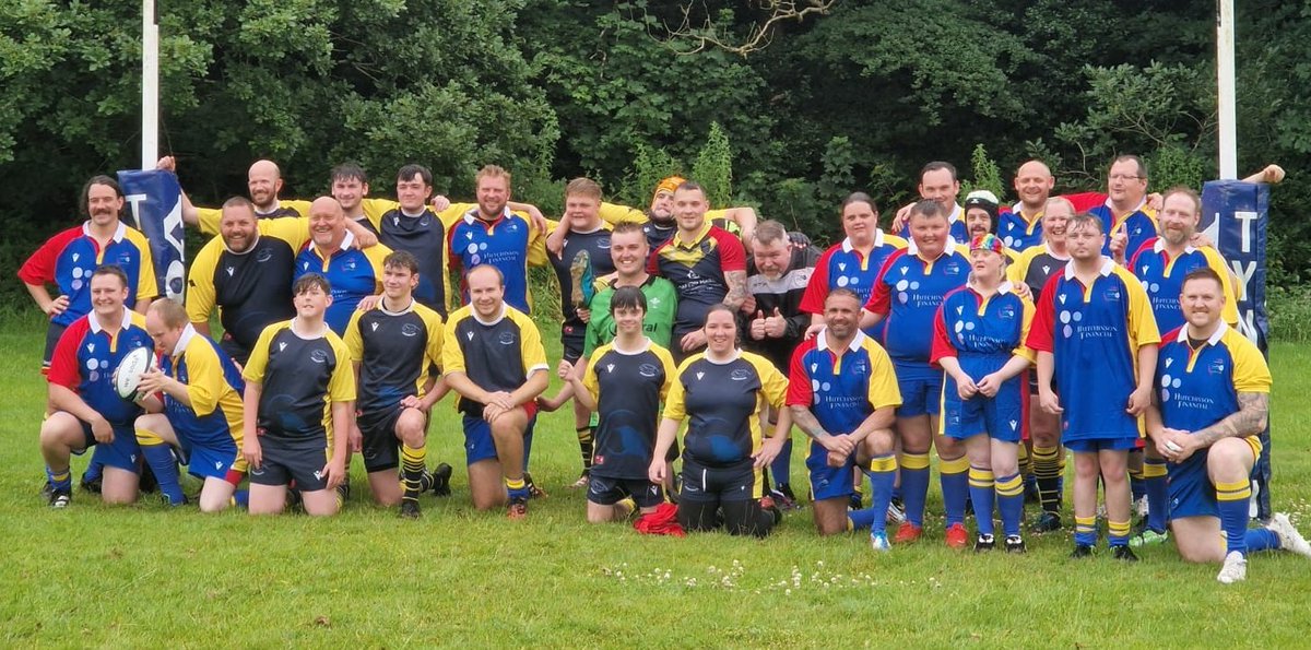 CRPorthaethwy's tweet image. We're extremely proud of our Llewod y Bont team, who played their 𝗳𝗶𝗿𝘀𝘁 𝗲𝘃𝗲𝗿 game of mixed ability rugby against the @StingraysMAR today.
While the game finished in an entertaining draw, rugby was the real winner 🏉
#JerseyForAll