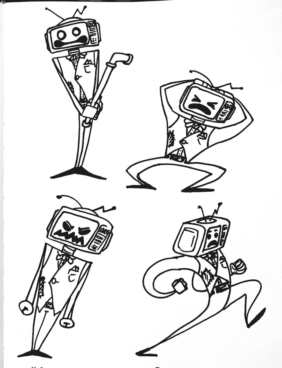 MemoryOverdrive's tweet photo. The first sketches of Buddi https://t.co/XSVvnIjUuH