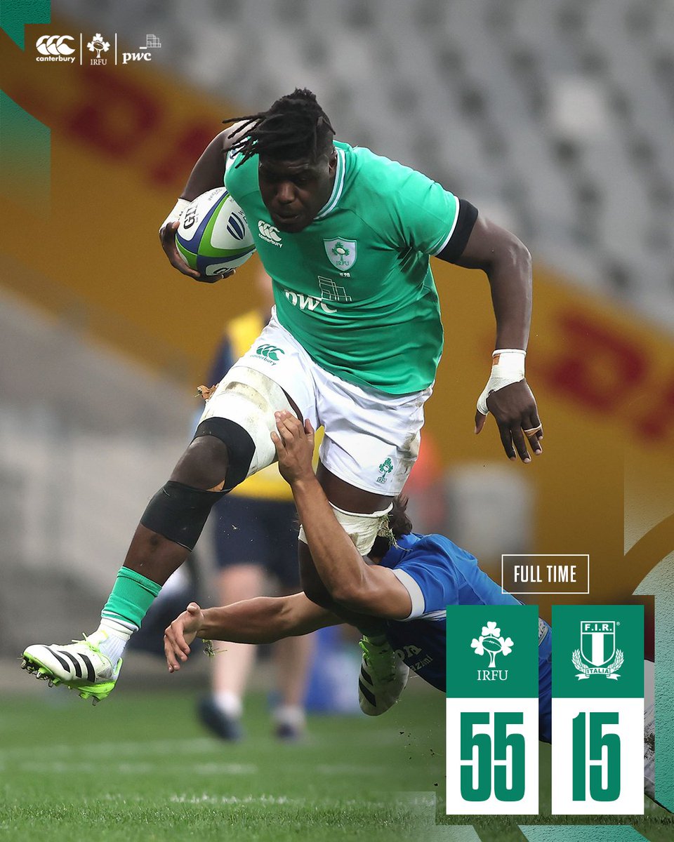 Irish Rugby (@irishrugby) on Twitter photo A strong start to the campaign for our Ireland U20s in Cape Town! ๐
#FutureIsGreen A strong start to the campaign for our Ireland U20s in Cape Town! ๐
#FutureIsGreen