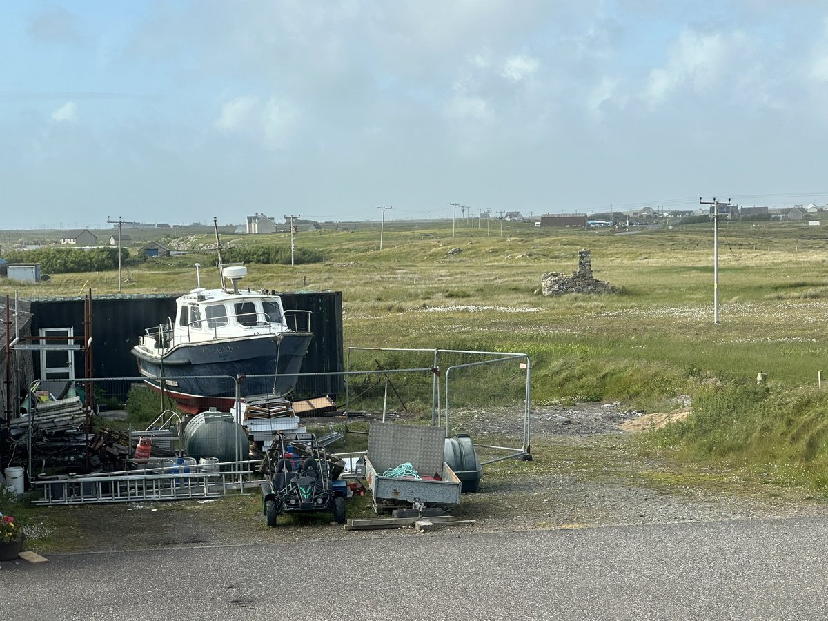Not remotely crap hotel room view #benbecula