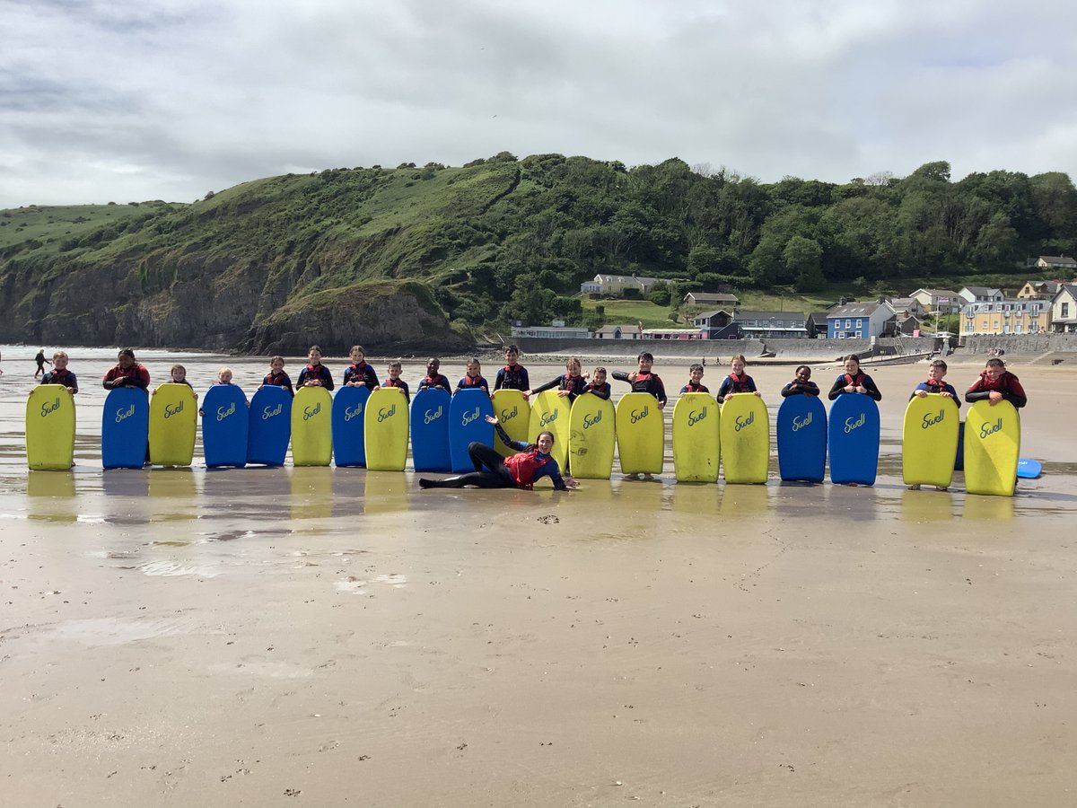 SJLCARDIFF's tweet photo. #TeamGinst and #TeamLaugharne had a fabulous afternoon bodyboarding! #MorfaBay2024 @MorfaBay https://t.co/PlN6sSgMjR