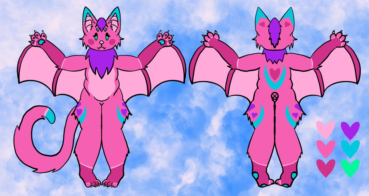 deviantdyke's tweet photo. made a new fursona and you all must perceive it https://t.co/WpkPjVtZ0q