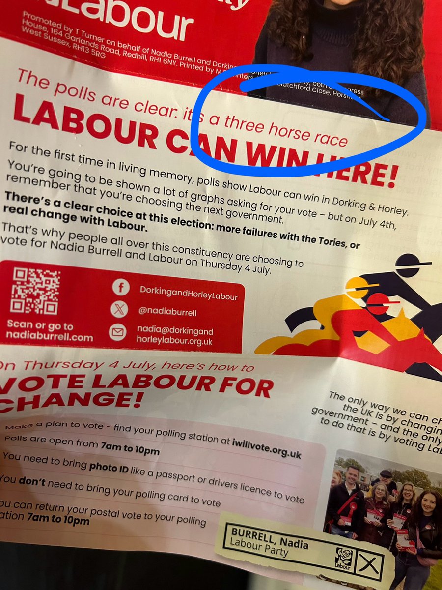 stevematthewson's tweet photo. Erm, maybe given the illegal gambling associated with the #ukelection, this wasn’t the best choice of metaphor by one of our local candidates… https://t.co/6UIbK2hGEC