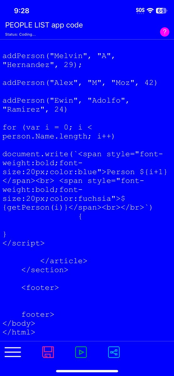 jscriptstudio's tweet image. jscriptstudio.com how to create a list of object in JavaScript see images code #javascript