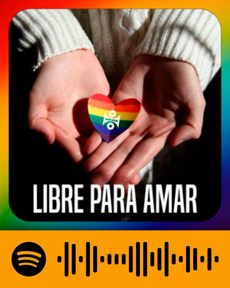 OrfeonOficial's tweet photo. ¡Celebremos el amor en todas sus formas y colores! 🎉💖 Te invitamos a escuchar nuestra playlist "Libre Para Amar". 🎶❤️ #AmorSinLímites #LibreParaAmar
https://t.co/rKvcMXqQG5 https://t.co/sEPZTKwhgf