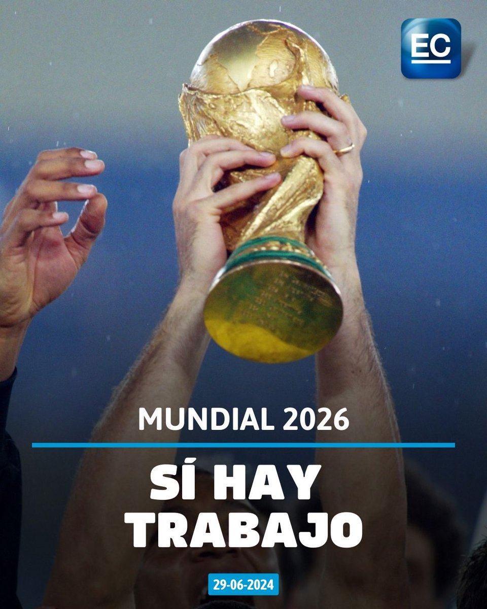 elcomerciocom's tweet photo. 🧐 La FIFA abrió ofertas laborales para el Mundial 2026. Aplicar es sencillo ⚽ https://t.co/b0mG0nLSUR https://t.co/mNSzG7N94p