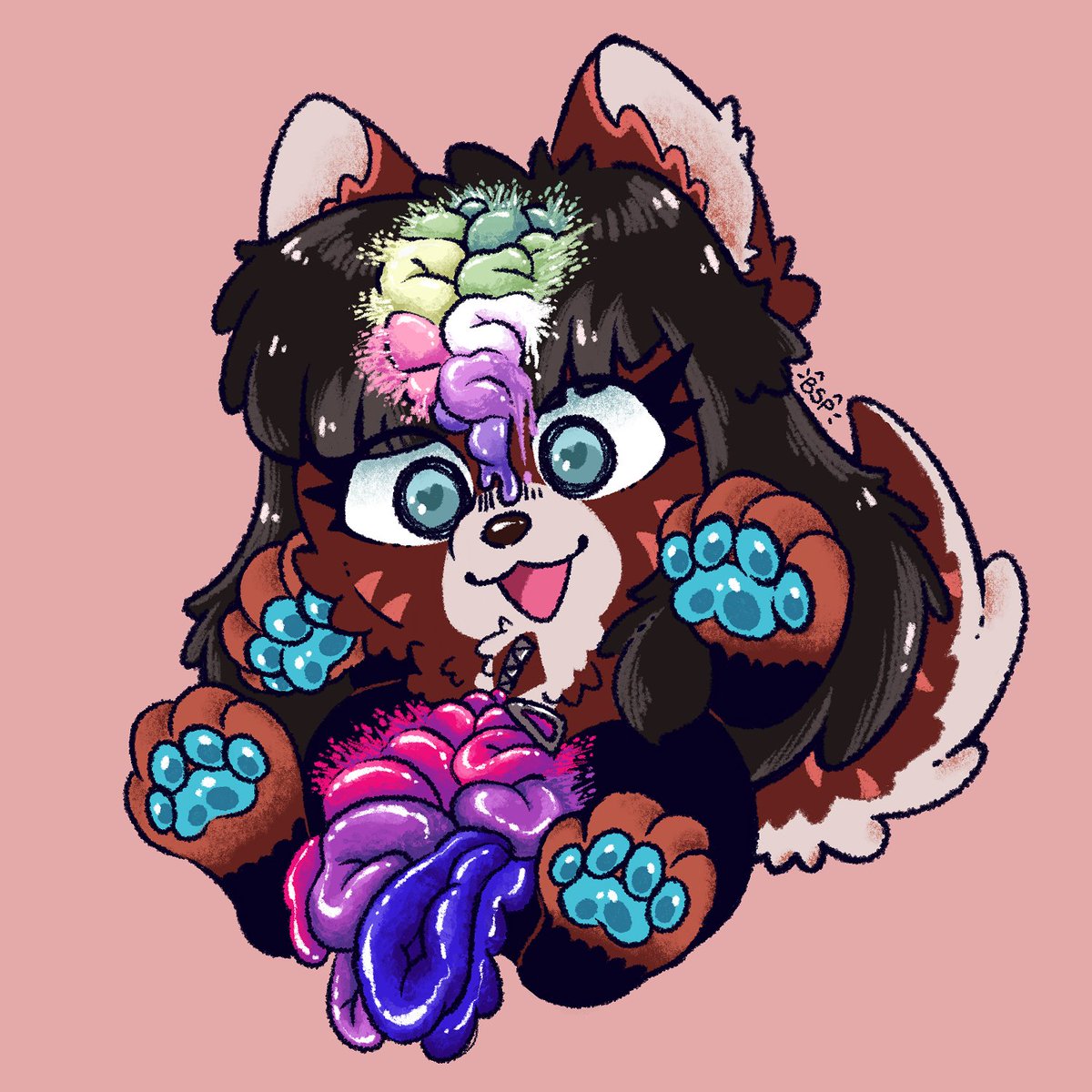 「final gutsy pride comm for the month! 」|Silver 🪱のイラスト