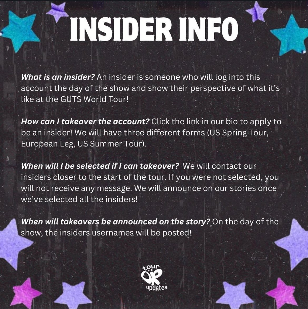 Olivia Rodrigo Tour Updates (GUTS WORLD TOUR) tweet media