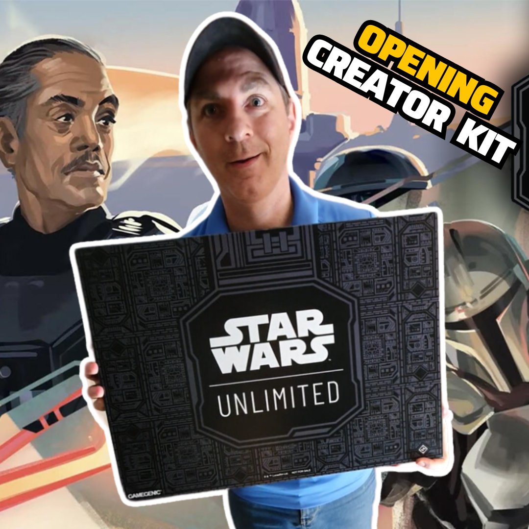 Set 2 #shadowofthegalaxy in #starwarsunlimited steht an &amp; ich habe eine Preview Creator-Box erhalten um euch den Inhalt zu präsentieren. 

Mehr findet Ihr auf YouTube: 
youtu.be/n9Sl2_mvsgA?si…

Vielen Dank <a href="/Asmo_dee/">Asmodee Deutschland</a> <a href="/FFGames/">FantasyFlightGames</a>  <a href="/Gamegenic_/">Gamegenic</a>
