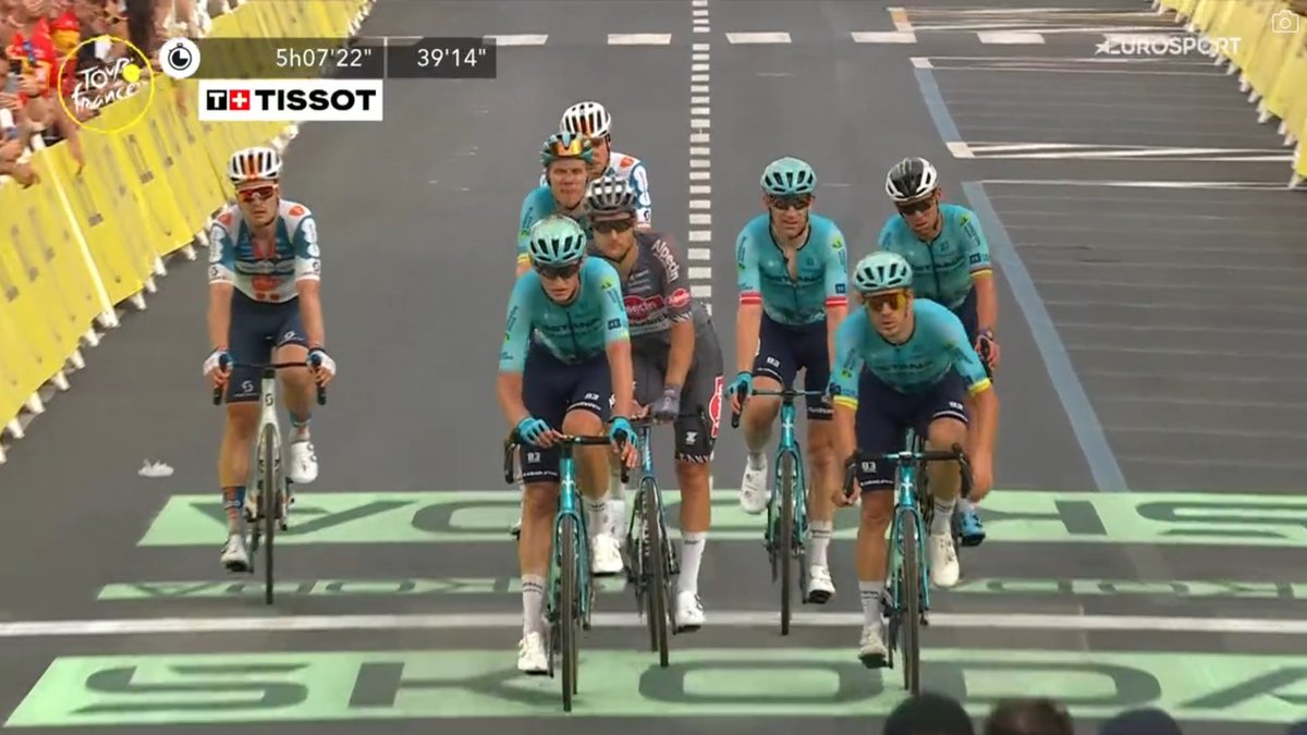 faustocoppi60's tweet photo. Mark Cavendish and Fabio Jakobsen's group arrived inside the time limit, almost 40 minutes behind the winner. THERE IS HOPE! 
#TDF2024 https://t.co/8W89BvOLtP