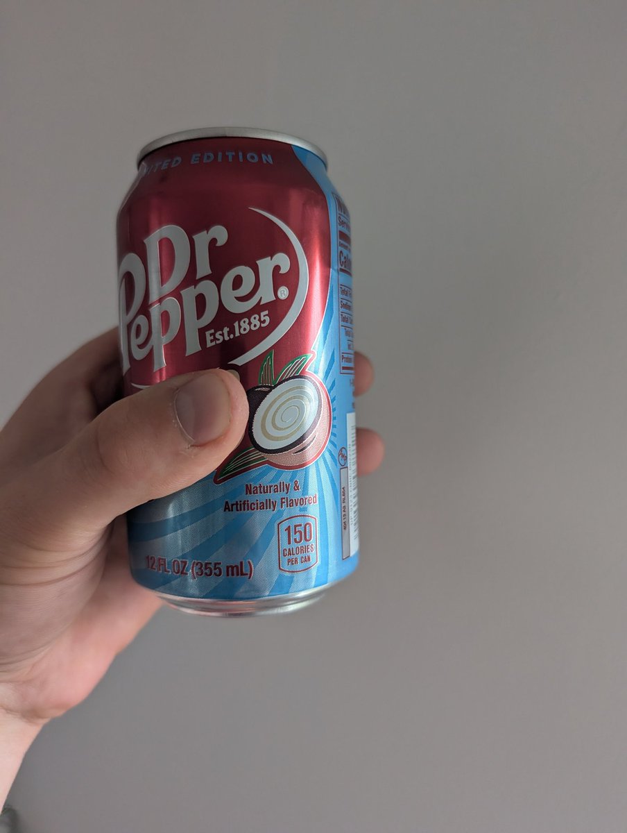 wiaterek_'s tweet photo. Czy to cebulowy Dr Pepper? https://t.co/owLhK1zxUp