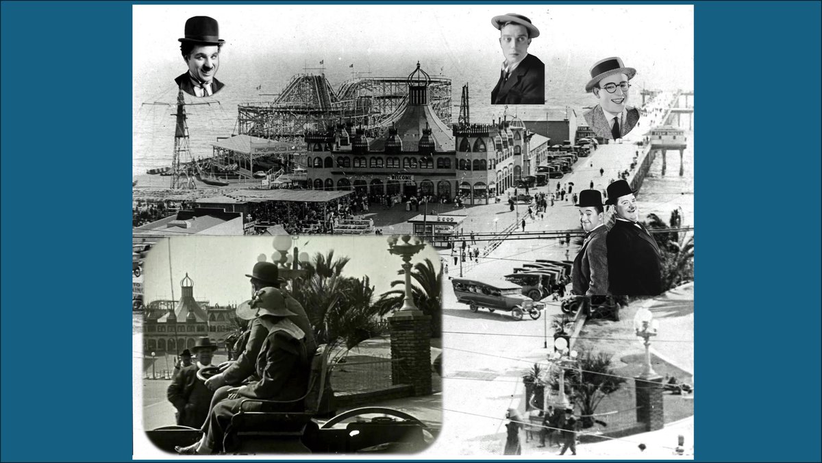Imagine Culver City, Palisades Park, and the Santa Monica Pier a century ago, guided by #LaurelHardy, #CharlieChaplin, #BusterKeaton, and #HaroldLloyd – a ‘lost’ film reveals so much vibrant history – read more wp.me/p11nfB-5Xa
