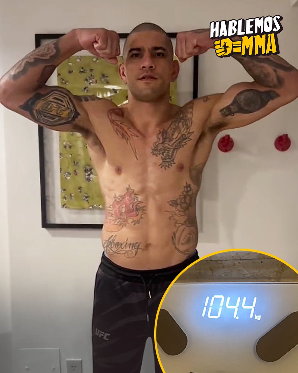 ¡Guau!, Poatan 🗿rebotó a 230 lb #UFC303 😮