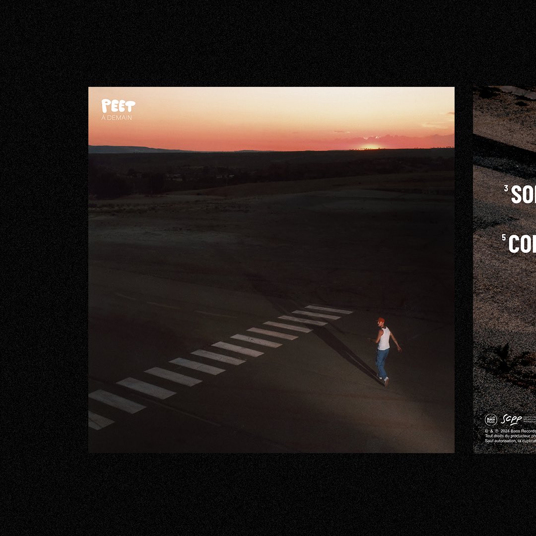 PleyeStudio's tweet photo. À DEMAIN - PEET

OFFICIAL ALBUM COVER DESIGN &amp; CD/VINYL PACKAGING 

Photo : Daniil Zozulya https://t.co/IBCRZhm13z