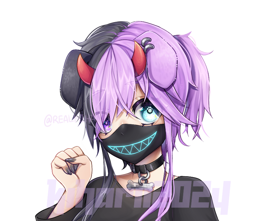RealKiharii's tweet photo. OC drawing for LuckyLukoa 🐶😈 https://t.co/C7KqCQfWg1