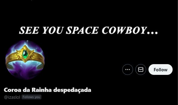 a cara nem eu fugi kkkkkkk