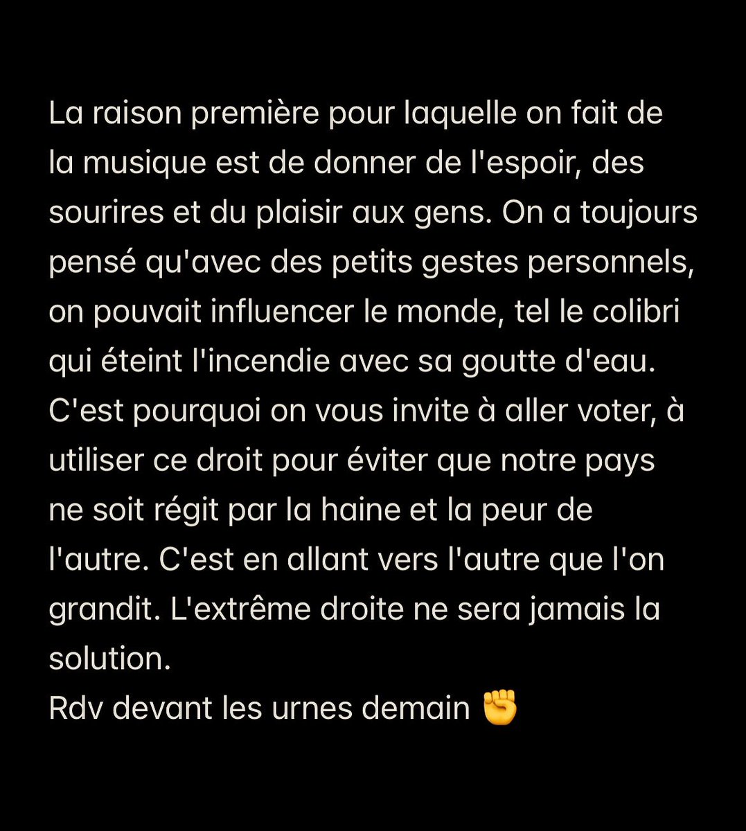 On prend rarement la parole pour ce genre de sujet, mais aujourd’hui c’est vraiment important 🙏