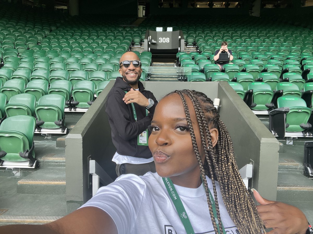 BlackSpinGlobal's tweet image. Home 🌱 🕺🏾 #Wimbledon