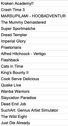 charitydotgames's tweet photo. 🎉 72 HOUR STEAM KEY GIVEAWAY -- ROUND 8 🎉 

Prize: 
🔑 1x Steam Key -- Winner gets to pick a game from the image!
  
Rules:  
🔁 Repost
❤️ Like
💬 Comment
🙆 Follow

Ends 07/01/2024 https://t.co/vTUPGw3gzH
