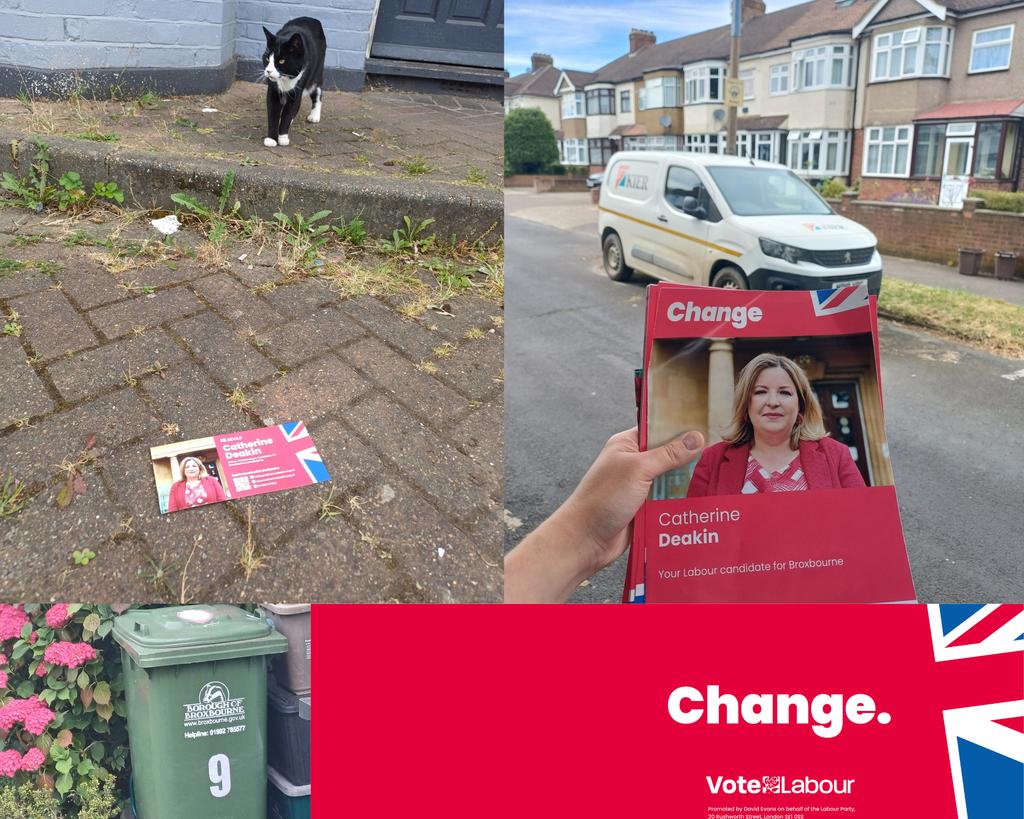 Stamford Hill West Labour (@shwlabour) on Twitter photo Ward org hopped on the Overground to leaflet with <a href="/BroxLabourParty/">Broxbourne Labour</a> in #Cheshunt. Envy their council logo, and their cats.
#VoteLabour #Win24 Ward org hopped on the Overground to leaflet with <a href="/BroxLabourParty/">Broxbourne Labour</a> in #Cheshunt. Envy their council logo, and their cats.
#VoteLabour #Win24
