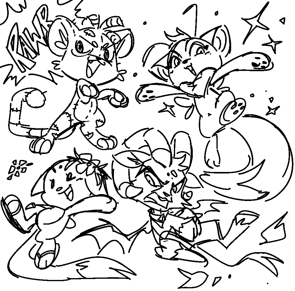 Duckomato's tweet photo. doodles these neopets a few nights ago as a treat https://t.co/PG2n3MVgHY