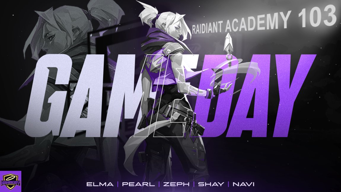 Harmony Amethyst cooking up for GCA this weekend, let's bring this home 

<a href="/HMNYzeph/">zephie</a>
@pearl_x11
<a href="/ShayEkenno/">shay</a>
<a href="/Navier_val/">Navier</a>
<a href="/memicattt/">elma</a> 

<a href="/VALORANT/">VALORANT</a> <a href="/RaidiantGG/">Raidiant</a>