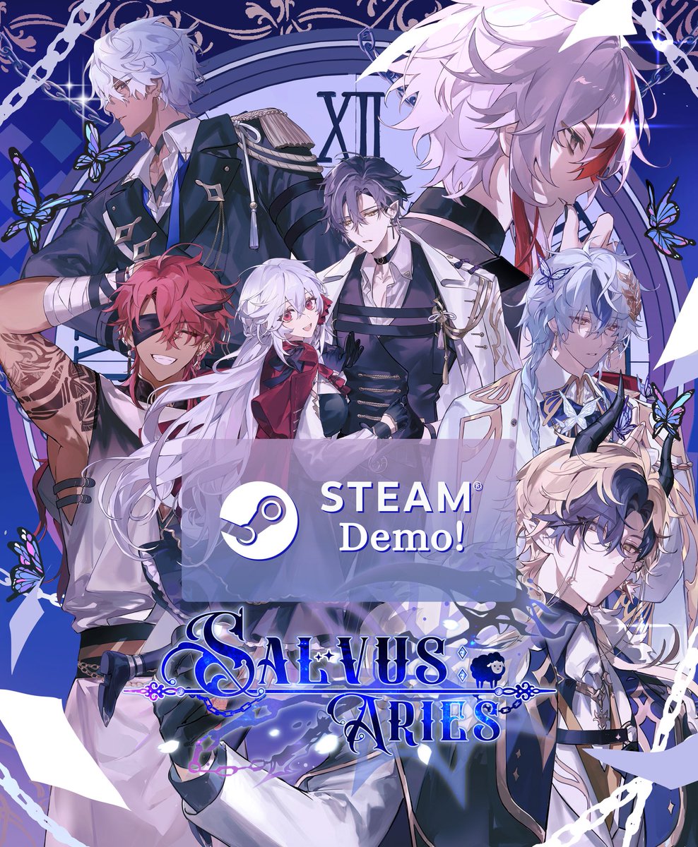 rosemilkstudio's tweet image. Our otome demo is out on steam at last! Malthus scenes have been added, and it's steamdeck friendly.
🐑Give it a whirl, we've been working quite hard!