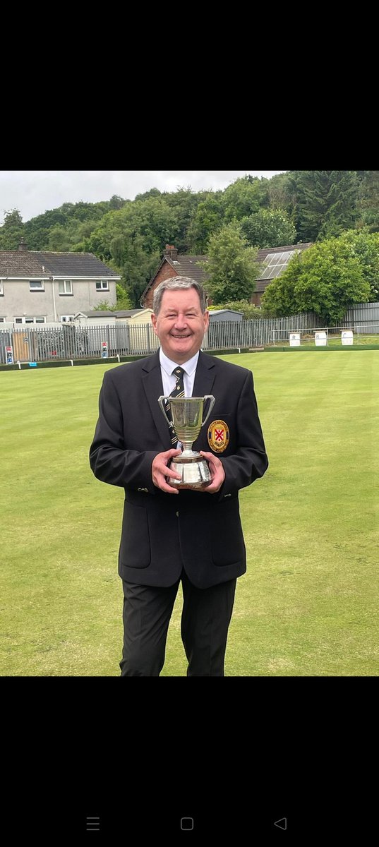 Dalmuir bowling club's Ian Duncan DBA singles county champion 2024, well done Ian🏆
