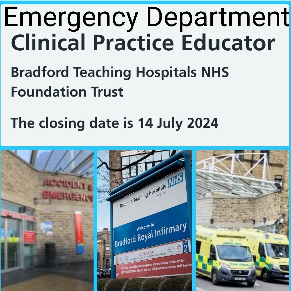AED- Bradford Emergency Department π (@aedbthft) on Twitter photo We are seeking an Emergency Department Band 6 Nursing Clinical Educator to join our new education team. Take a look at beta.jobs.nhs.uk/candidate/jobaβ¦ and get in touch if you have any questions <a href="/EmmaClintonAED/">Emma Clinton</a> <a href="/windle_tania/">Tania Windle</a> <a href="/PJMcLaughlin84/">PJ Mclaughlin</a> <a href="/aedbthft/">AED- Bradford Emergency Department π</a> <a href="/BTHFT/">Bradford Teaching Hospitals NHS FT</a> We are seeking an Emergency Department Band 6 Nursing Clinical Educator to join our new education team. Take a look at beta.jobs.nhs.uk/candidate/jobaβ¦ and get in touch if you have any questions <a href="/EmmaClintonAED/">Emma Clinton</a> <a href="/windle_tania/">Tania Windle</a> <a href="/PJMcLaughlin84/">PJ Mclaughlin</a> <a href="/aedbthft/">AED- Bradford Emergency Department π</a> <a href="/BTHFT/">Bradford Teaching Hospitals NHS FT</a>