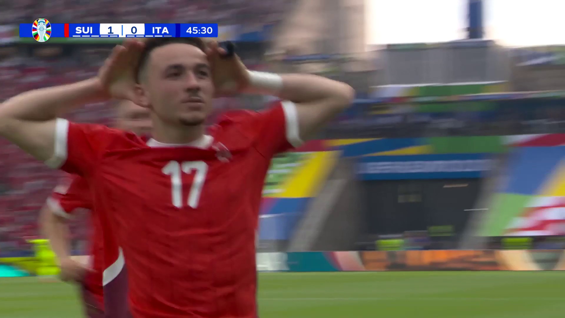 ANOTHER FOR SWITZERLAND 🇨🇭✌️Switzerland now holds a 2-0 lead over the defending champs in the second half 👀