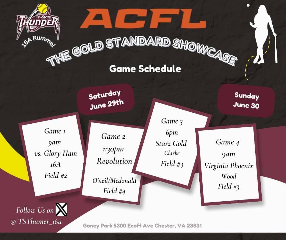 Ready to hit the field this weekend with my team. Come check us out 

#Tristatethunder