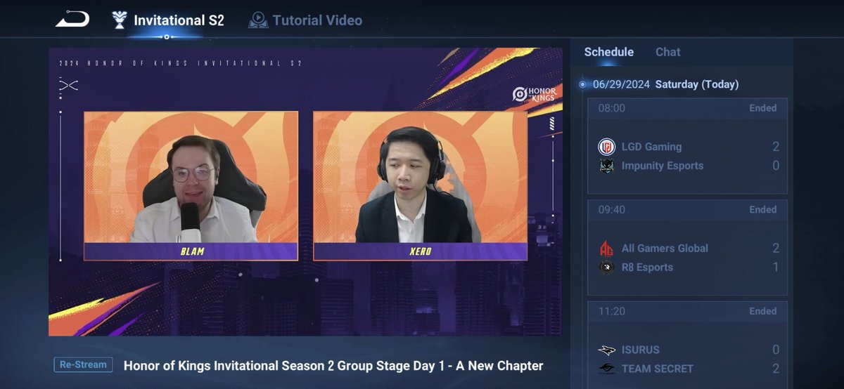 BLAM (@blammoba) on Twitter photo This is still mad to me. I'm in an in-game client......
Missed the games from Season 2 Invitational? Find the repeats in the <a href="/HonorOfKings/">Honor of Kings</a> esports tab in Game!!! #hokglobalpartner This is still mad to me. I'm in an in-game client......
Missed the games from Season 2 Invitational? Find the repeats in the <a href="/HonorOfKings/">Honor of Kings</a> esports tab in Game!!! #hokglobalpartner